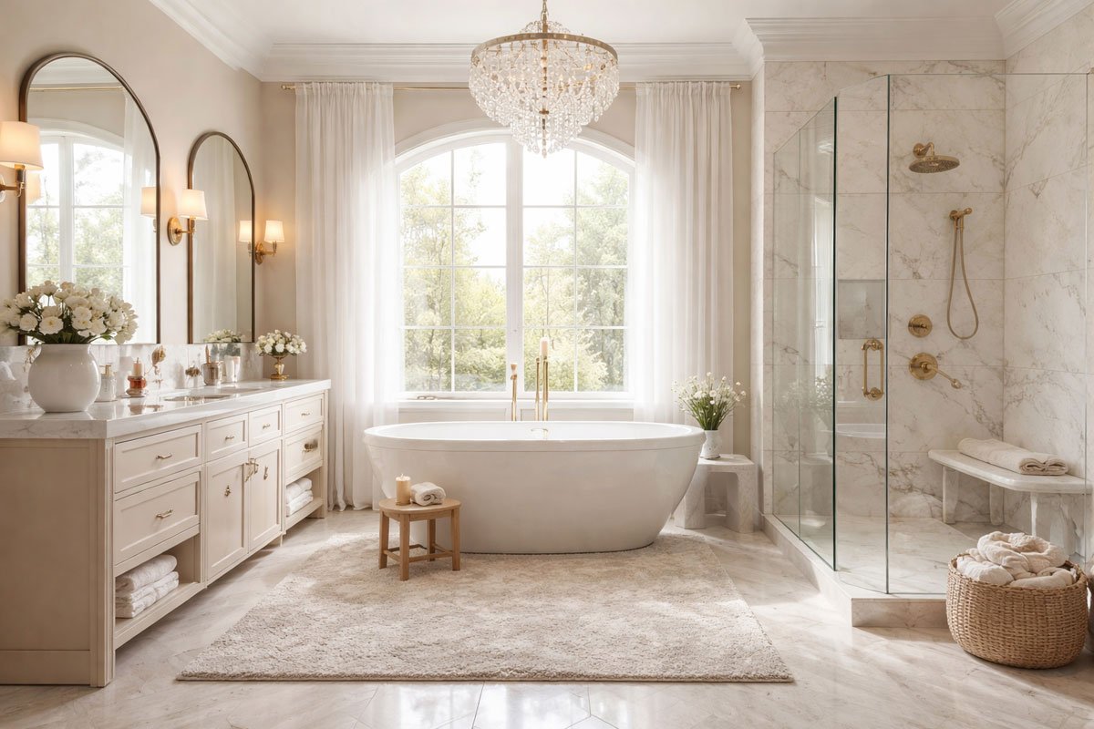 Luxurious Amazon Bathroom Upgrades in beautiful home.